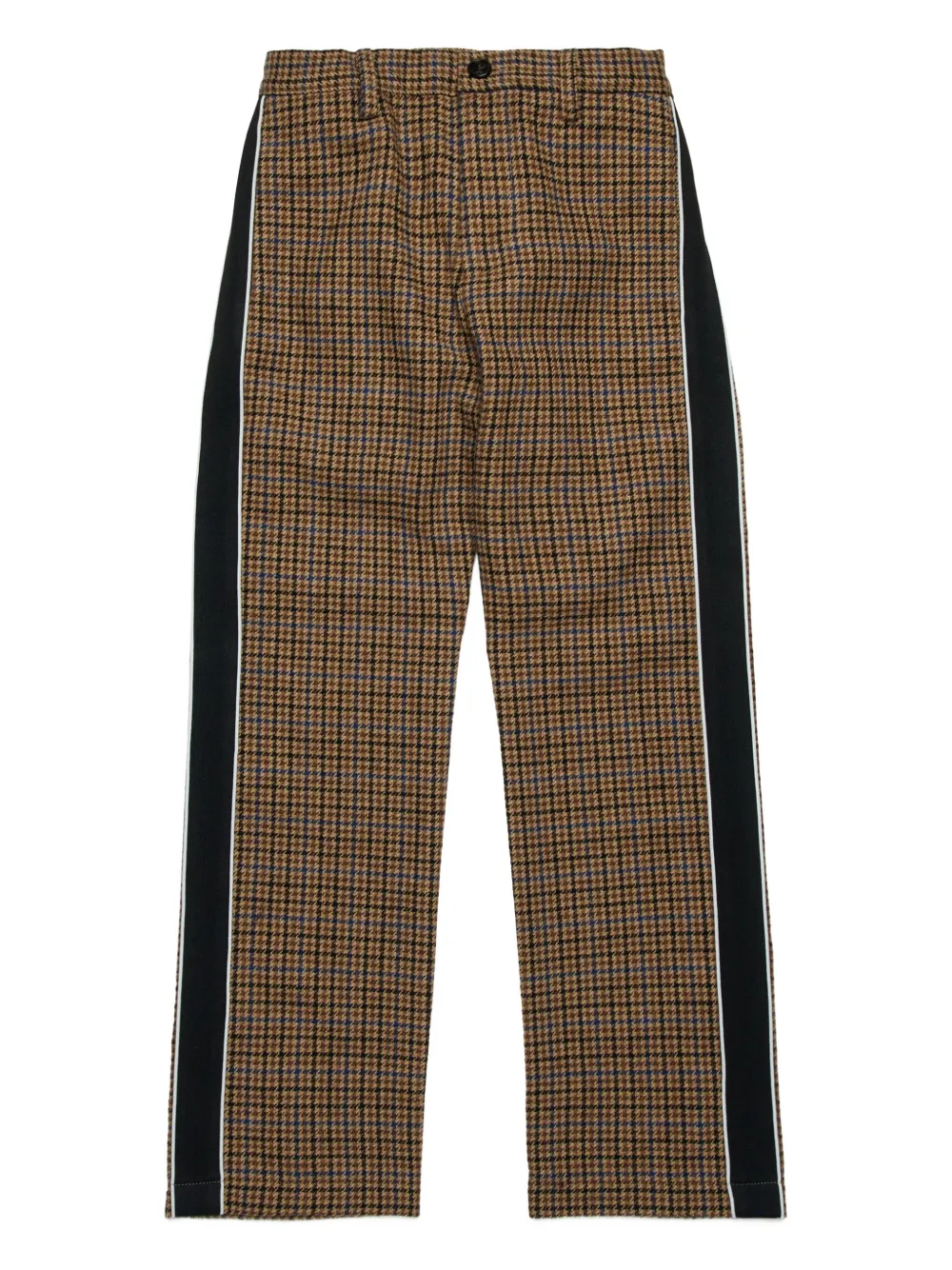 N°21 Checked Trousers In Brown