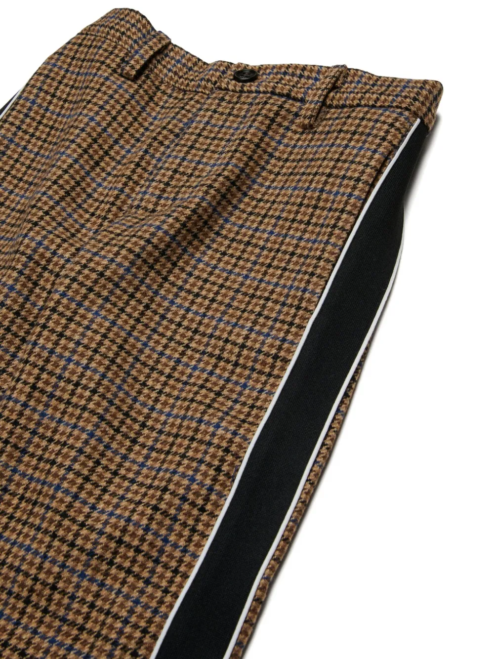 N°21 Checked Trousers In Brown