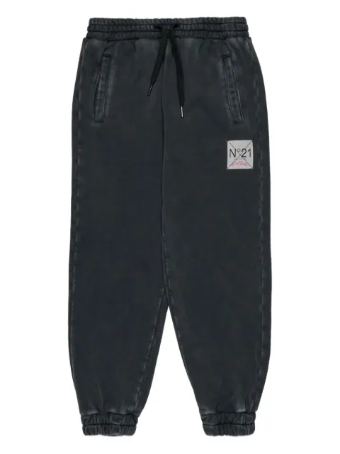 Nº21 Kids logo-appliqué track pants 