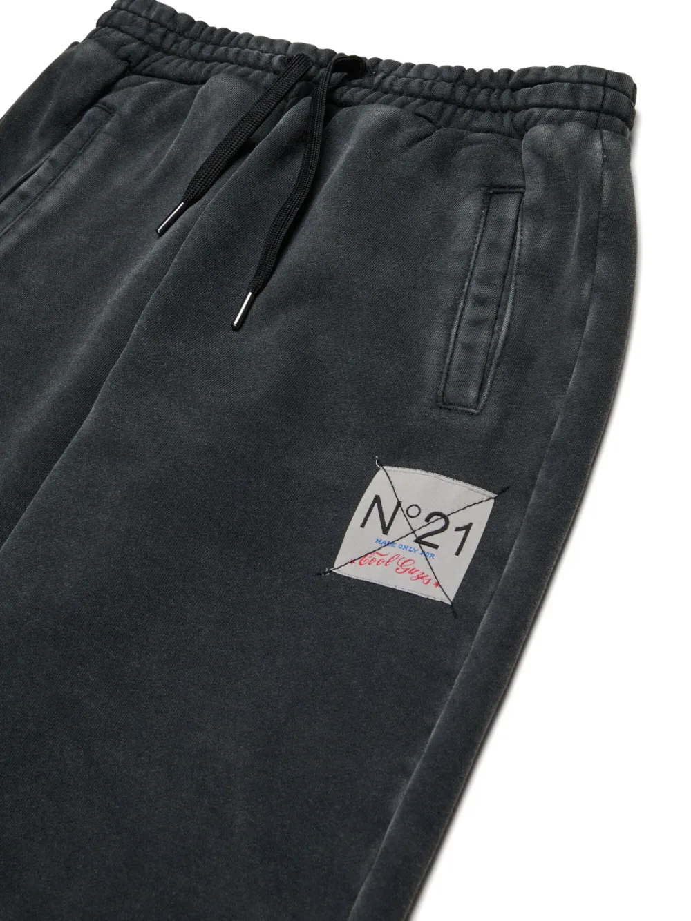 Nº21 Kids Trainingsbroek met logo-applicatie Zwart