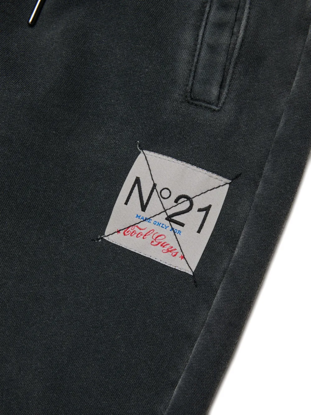 Nº21 Kids Trainingsbroek met logo-applicatie Zwart