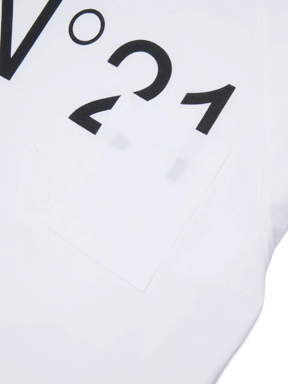  Nº21 Kids Logo-print Top - White 