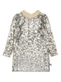Nº21 Kids sequin-embellished dress - Silver