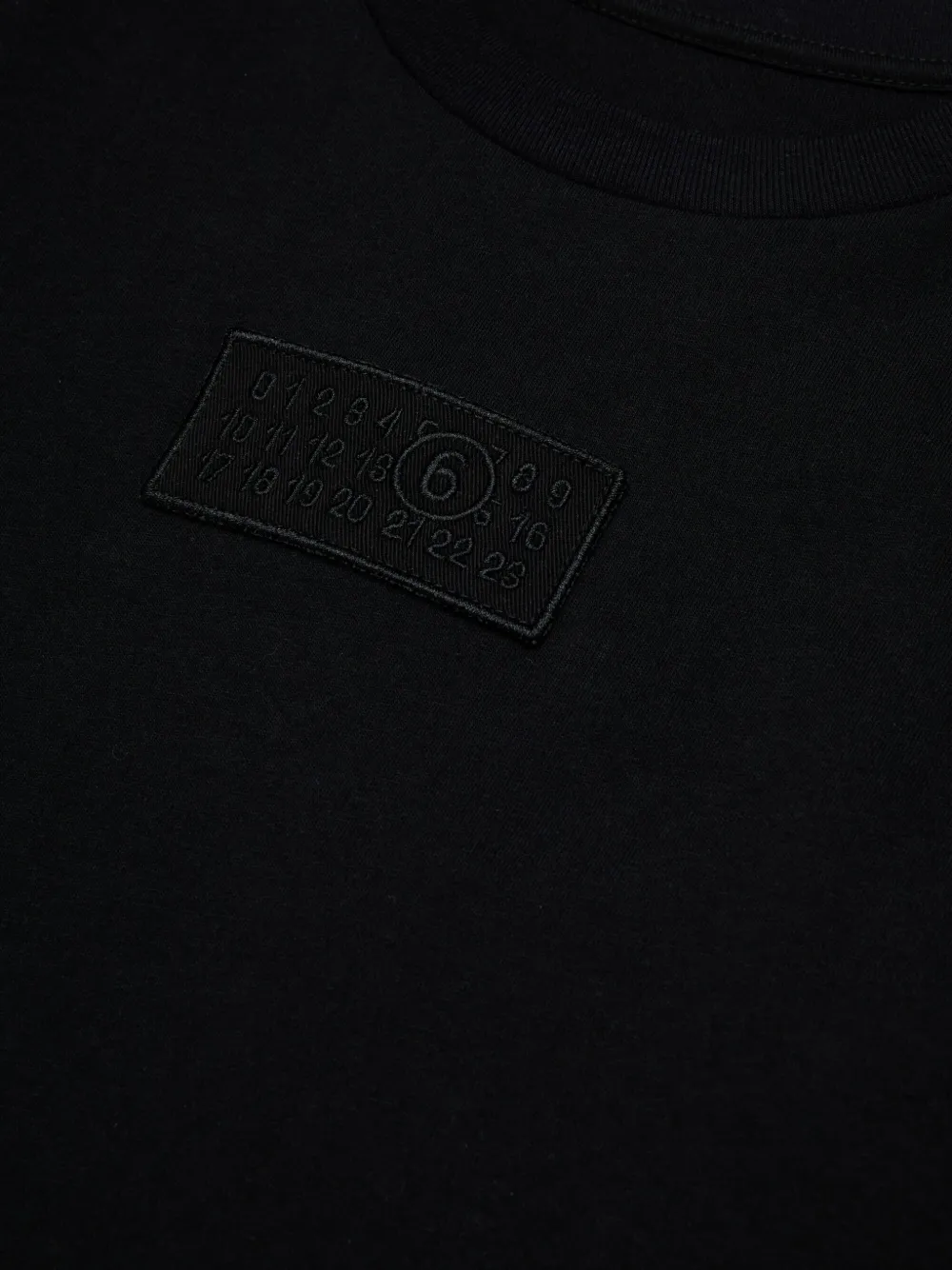 MM6 Maison Margiela Kids Sweater met logopatch Zwart