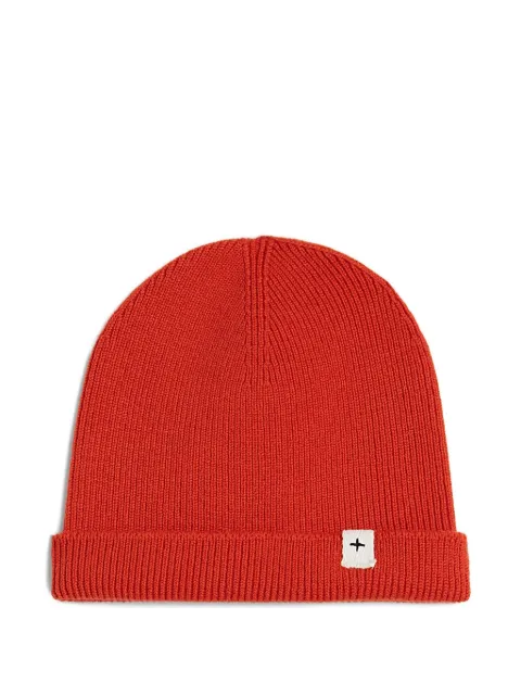 JIL SANDER+ logo-patch beanie hat