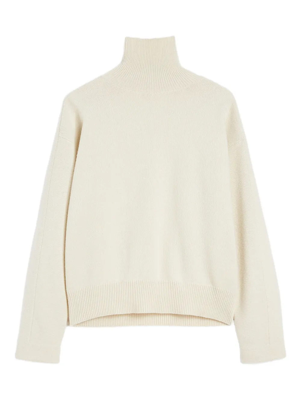 Jil Sander Trui met hoge hals Beige