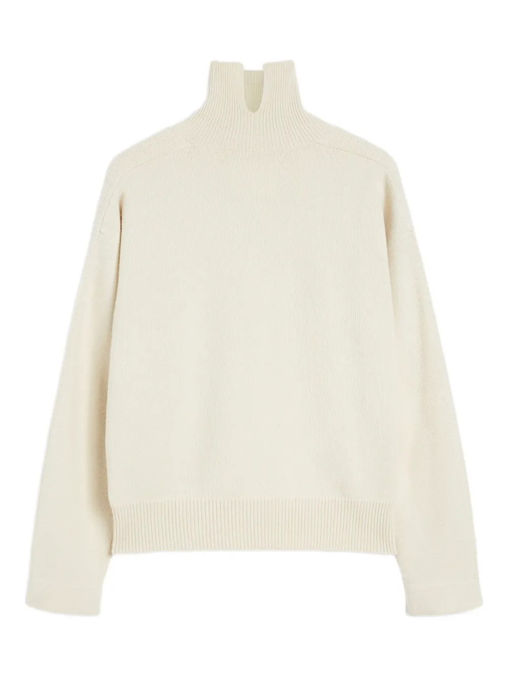 Jil Sander Trui met hoge hals Beige
