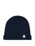 JIL SANDER+ logo-patch beanie hat - Blue
