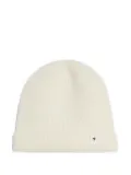 JIL SANDER+ logo-patch beanie hat - White