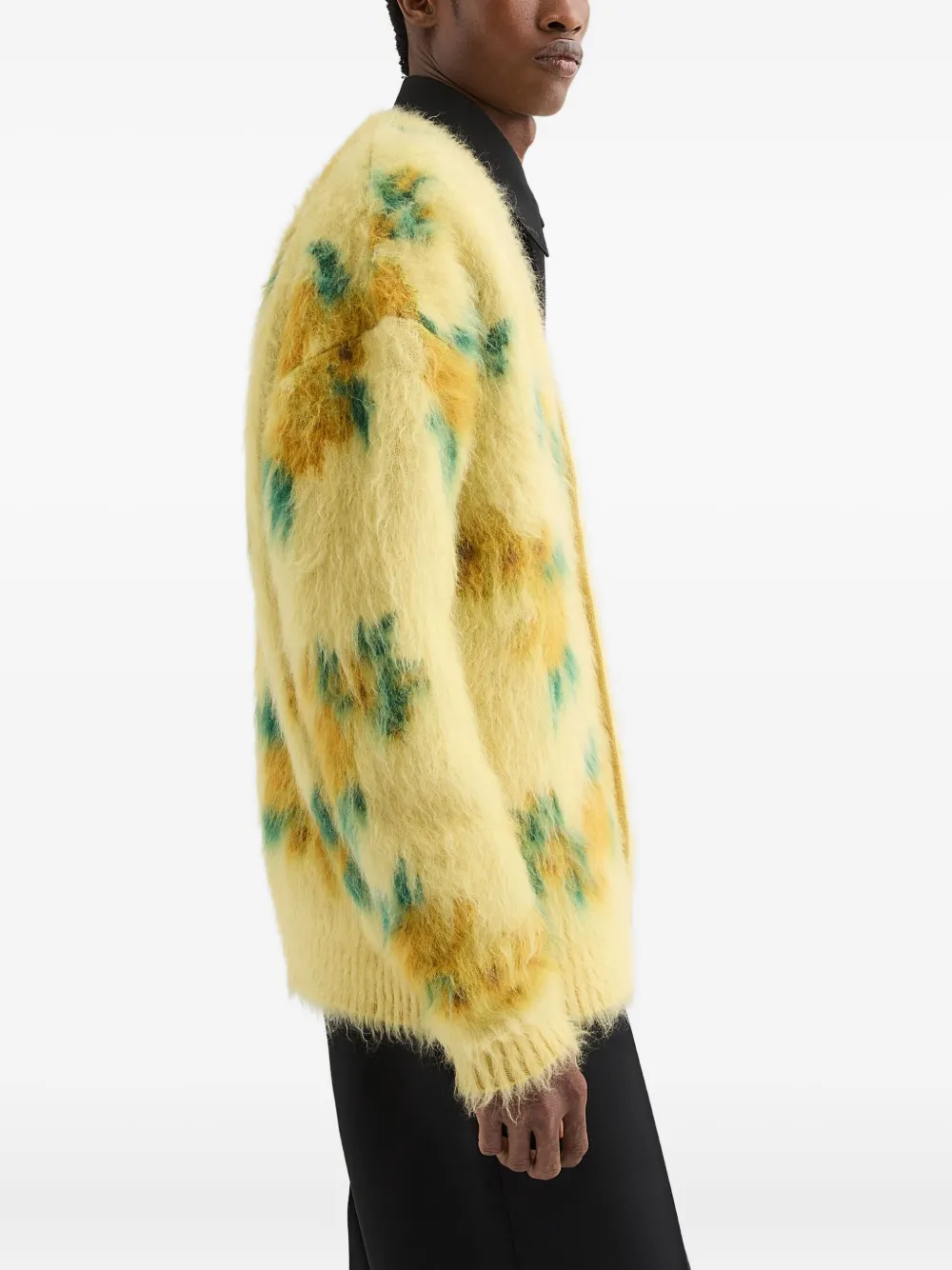 Jil Sander Vest met geborsteld effect Geel