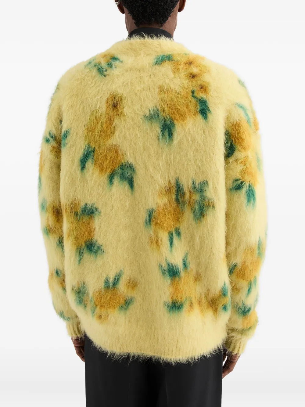 Jil Sander Vest met geborsteld effect Geel