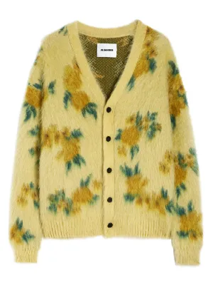 Maison Margiela x Pendleton fringe-trim Wool Cardigan | Red | FARFETCH
