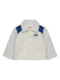 Diesel Kids shearling jacket - White