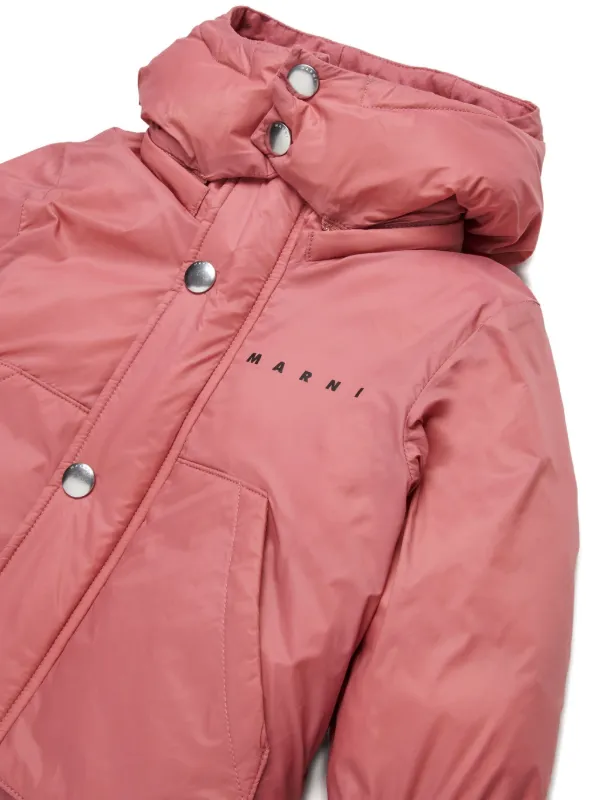 Marni Kids Hooded Jacket | Pink | FARFETCH
