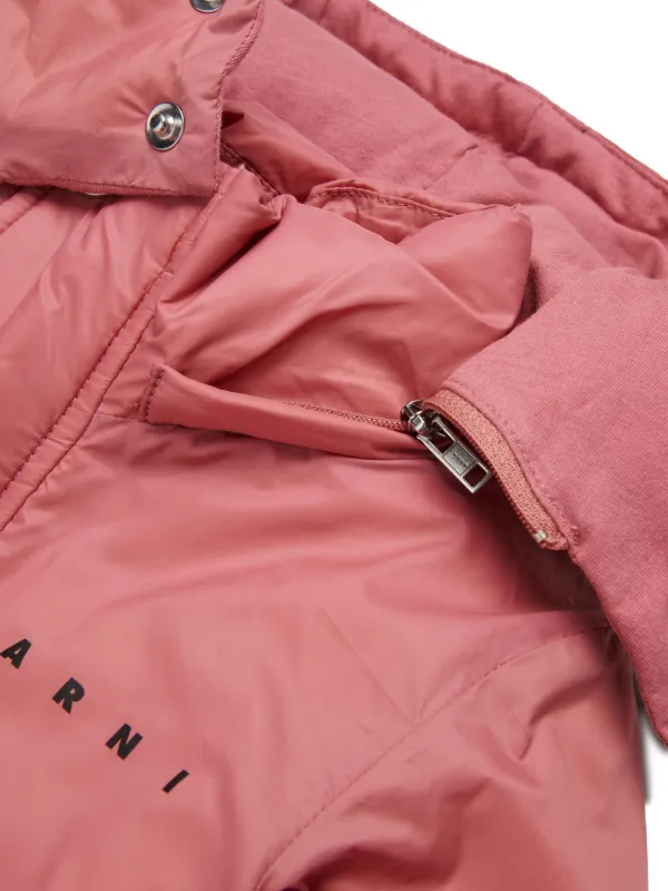 Marni Kids Hooded Jacket | Pink | FARFETCH