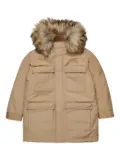 Diesel Kids shearling coat - Neutrals
