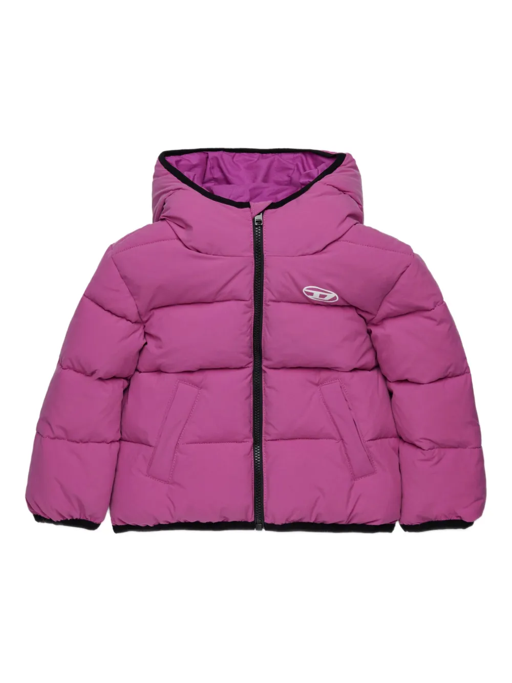 Diesel Kids Jack met logoprint Roze