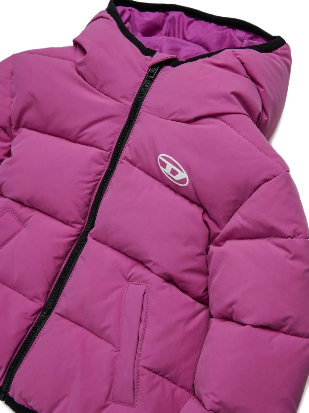 Diesel Kids Jack met logoprint Roze