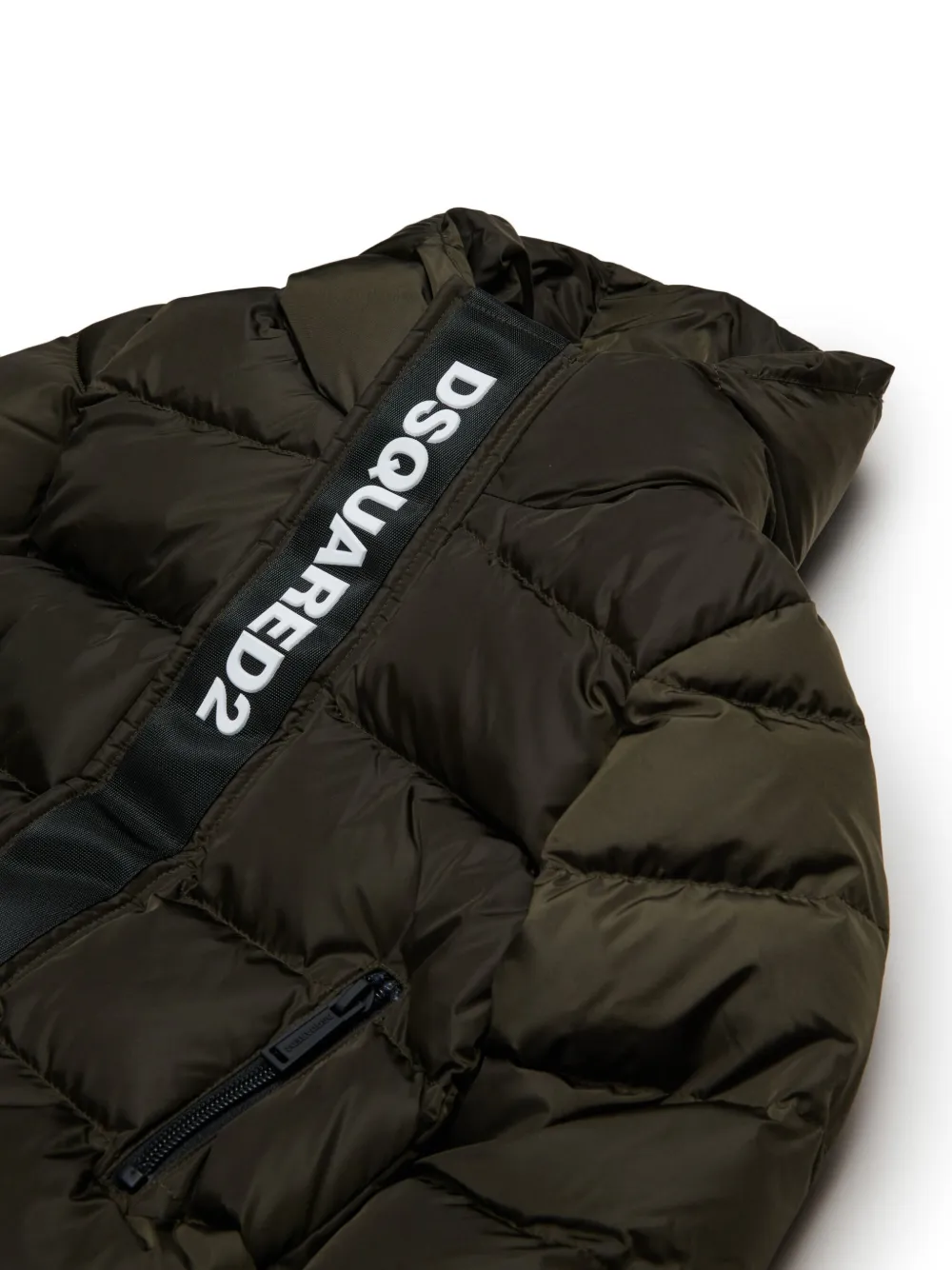 DSQUARED2 KIDS Donsjack met capuchon Groen