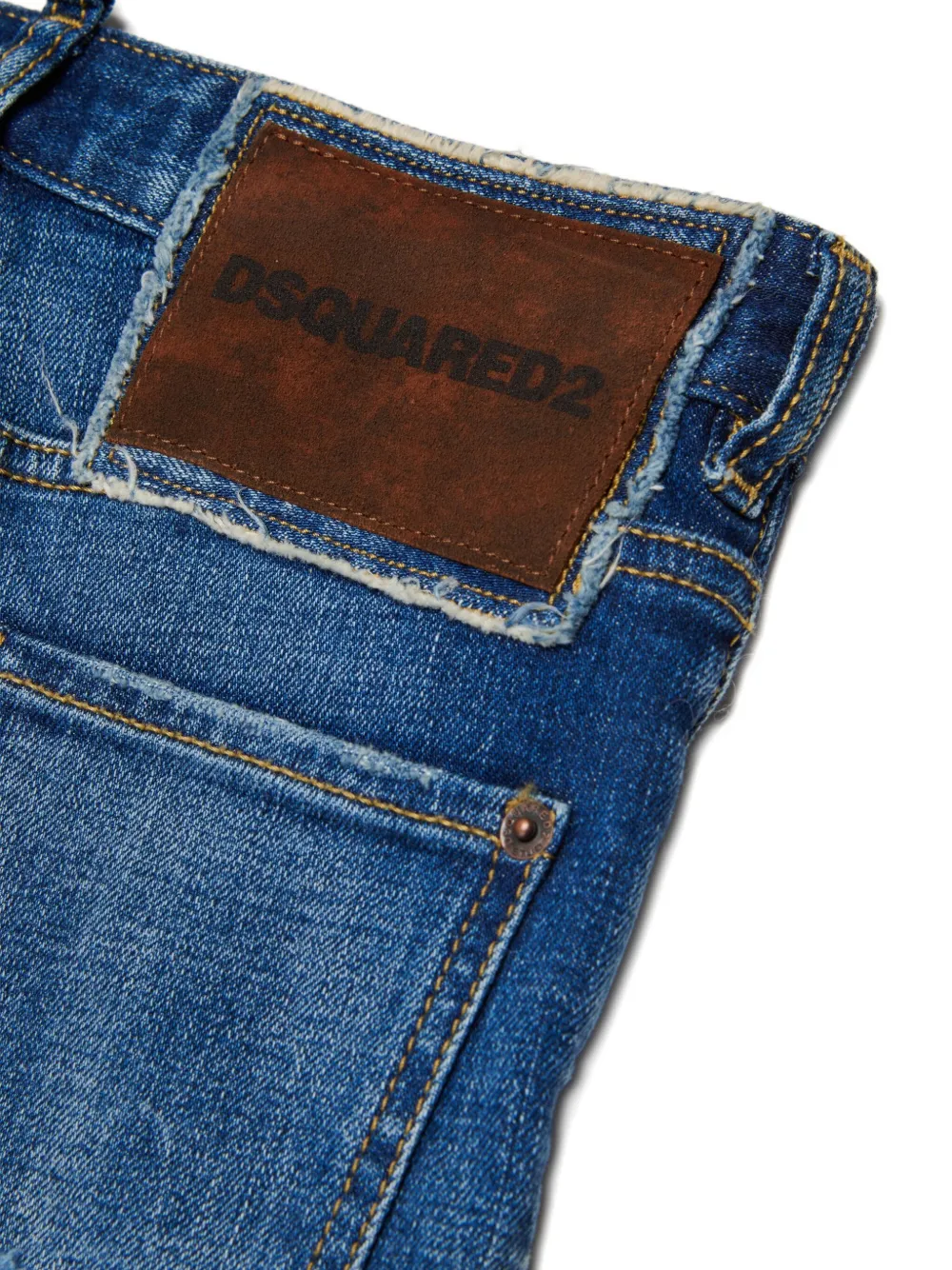 DSQUARED2 KIDS Straight jeans Blauw