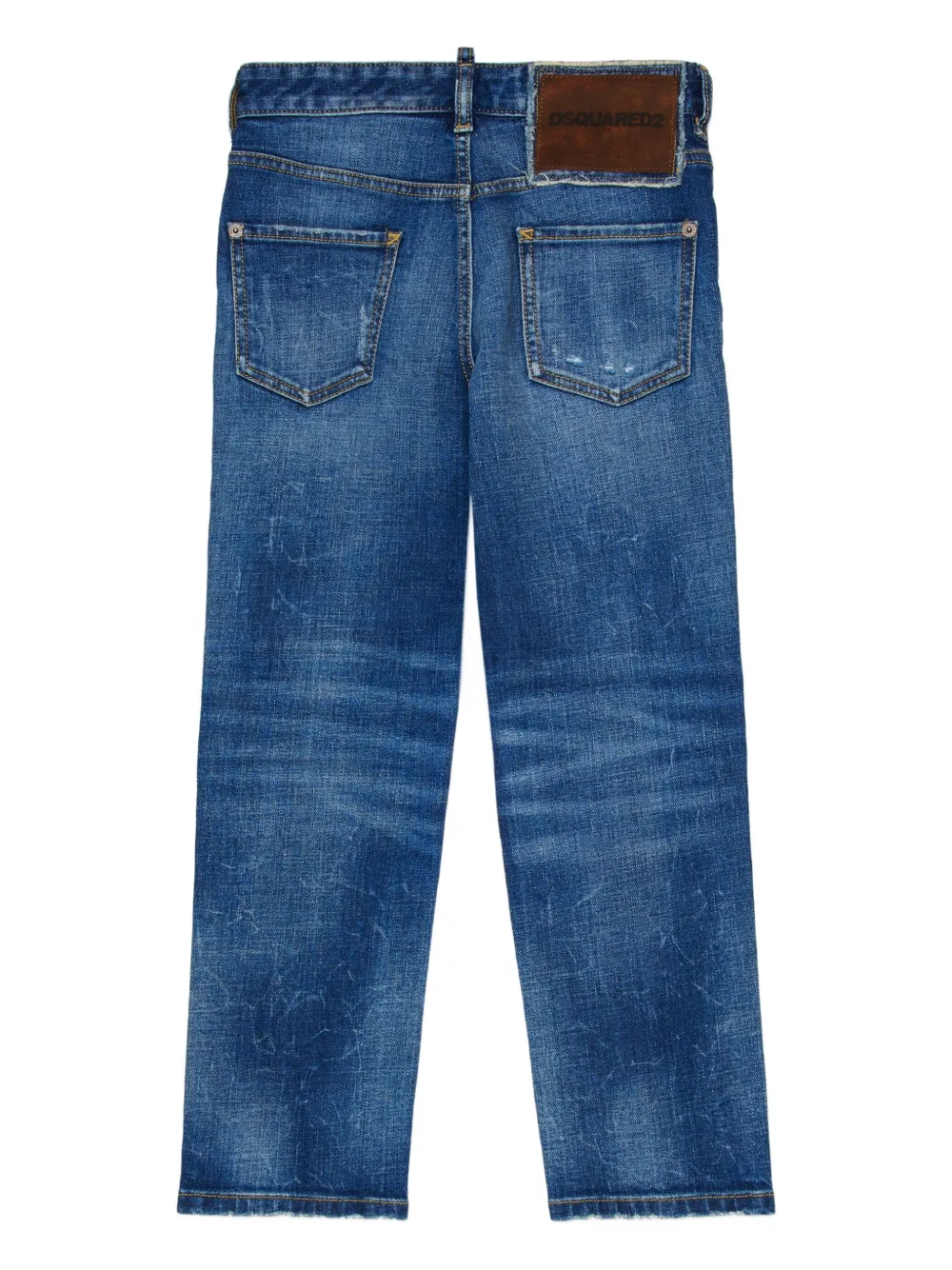DSQUARED2 KIDS Straight jeans Blauw