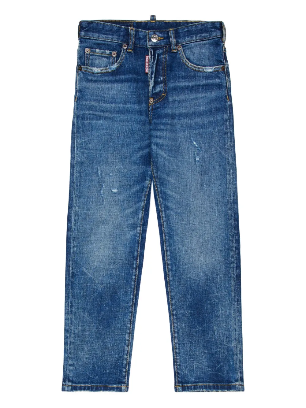 DSQUARED2 KIDS Straight jeans Blauw