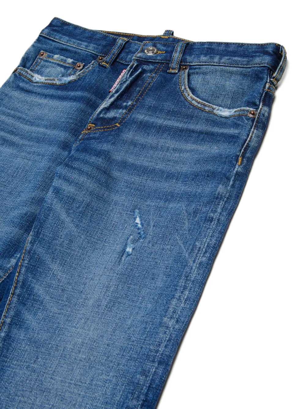 DSQUARED2 KIDS Straight jeans Blauw