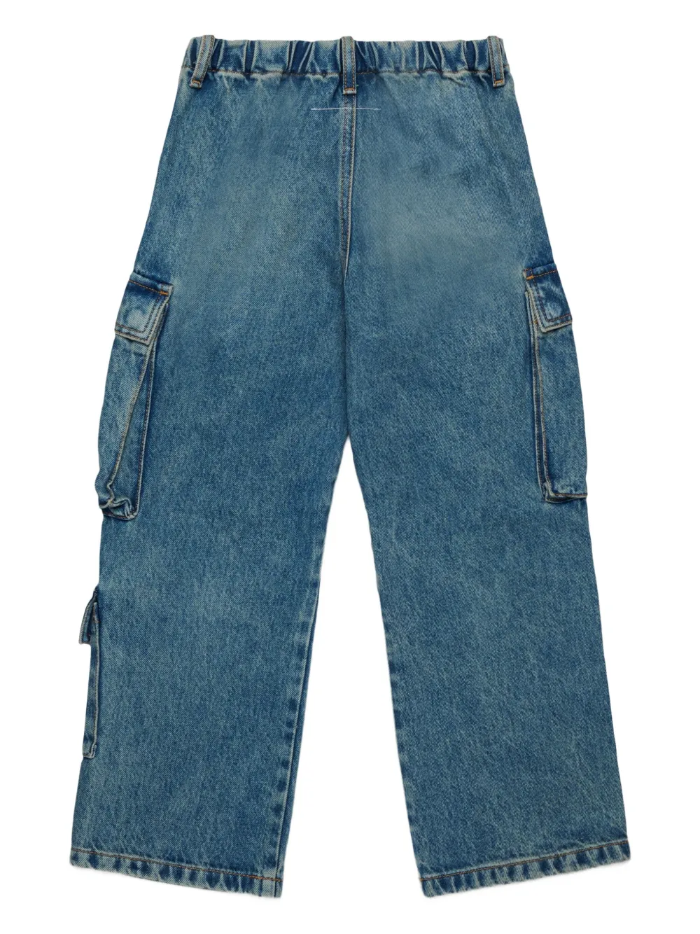 MM6 Maison Margiela Kids Cargo jeans Blauw