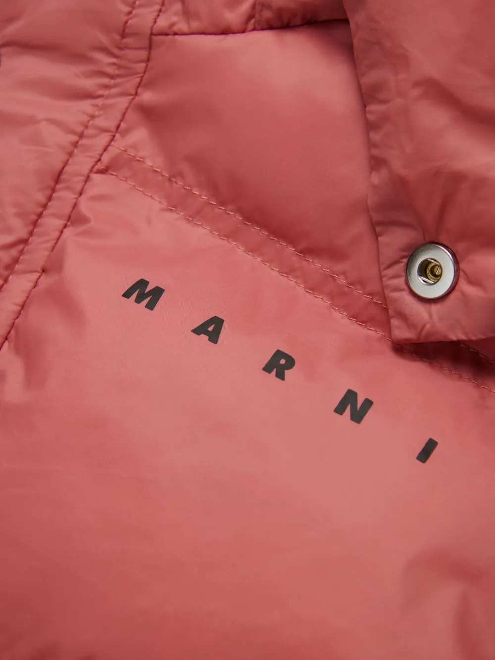 Marni Kids Bodywarmer met logoprint Roze