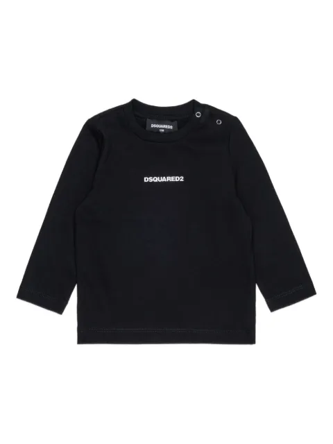 DSQUARED2 KIDS playera con logo estampado