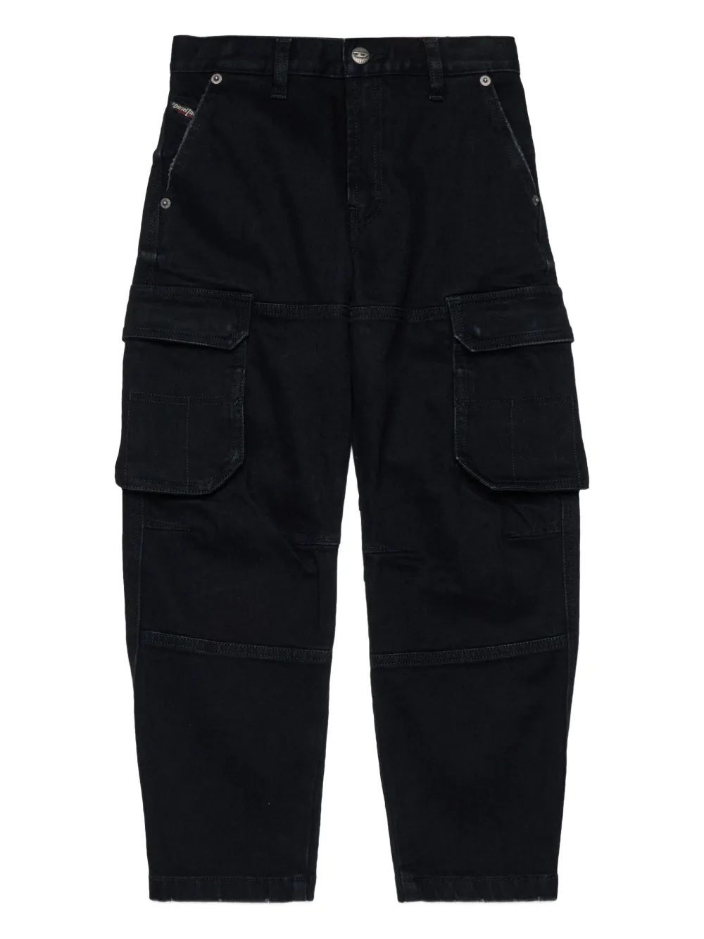 Diesel Kids D-Dave-Cargo jeans Zwart