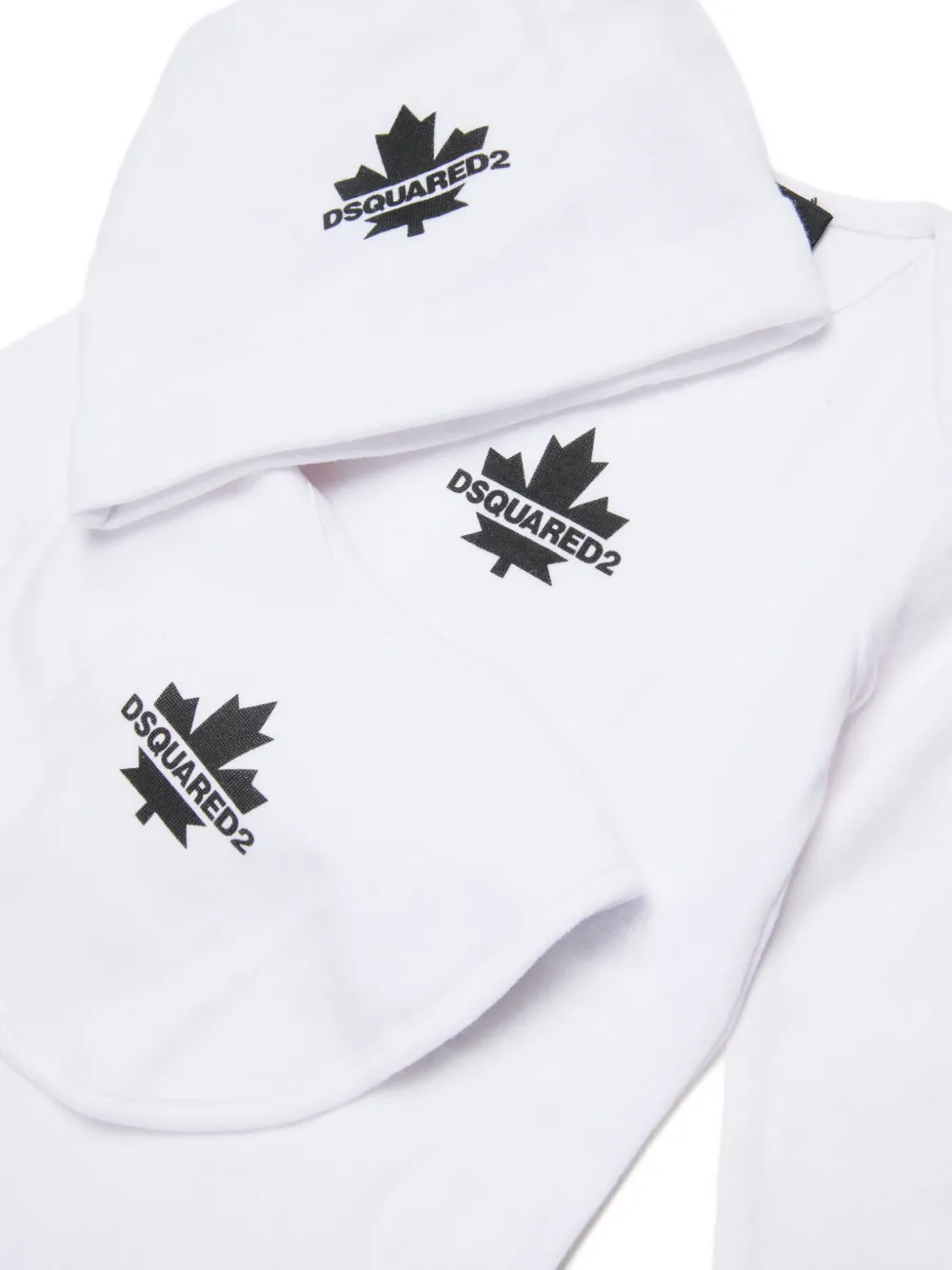 DSQUARED2 KIDS Katoenen romper Wit