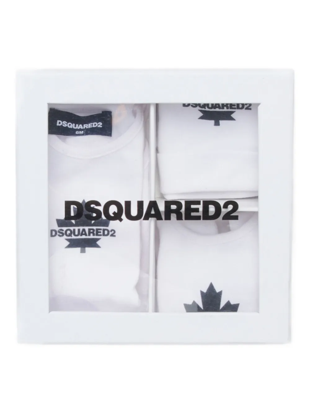 DSQUARED2 KIDS Katoenen romper Wit