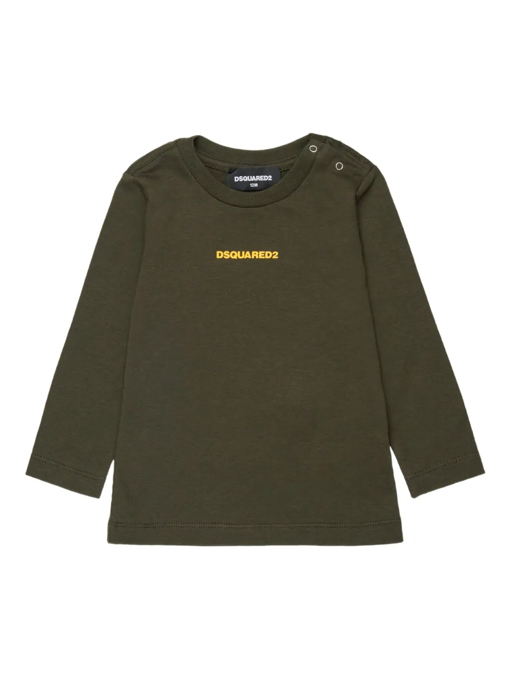 DSQUARED2 KIDS T-shirt met logoprint Groen