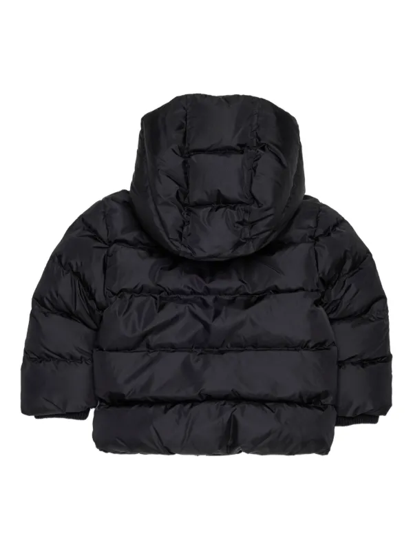 DSQUARED2 KIDS フーデッド パデッドジャケット | ブラック | FARFETCH JP