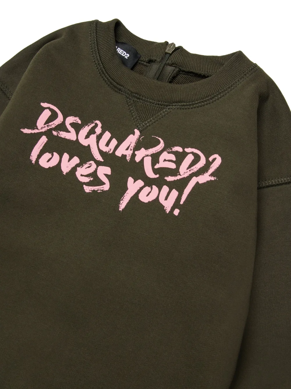 DSQUARED2 KIDS Jurk met logoprint Groen