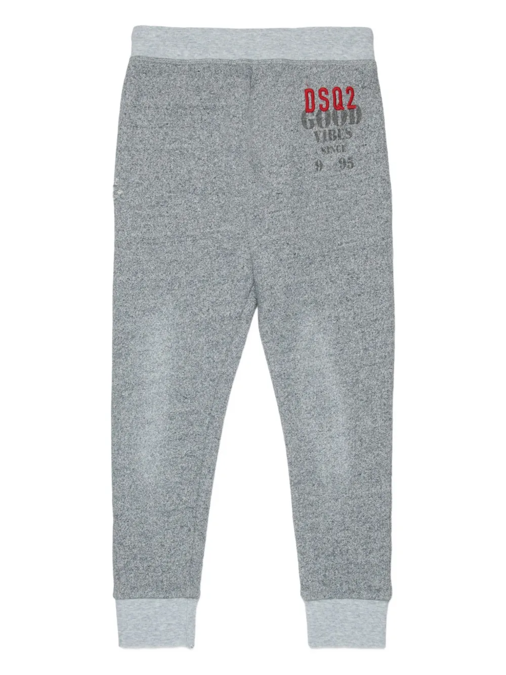 DSQUARED2 KIDS Katoenen gebreide broek Grijs