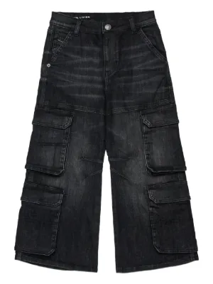 Diesel Kids D-Sire カーゴジーンズ | ブラック | FARFETCH JP
