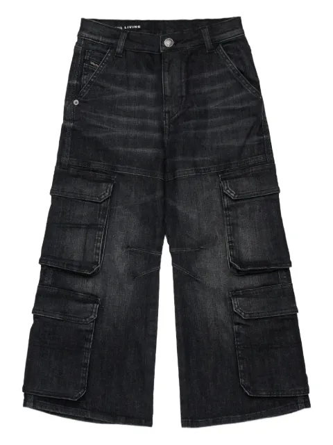 Diesel Kids جينز 'D-سير' بجيب كارغو