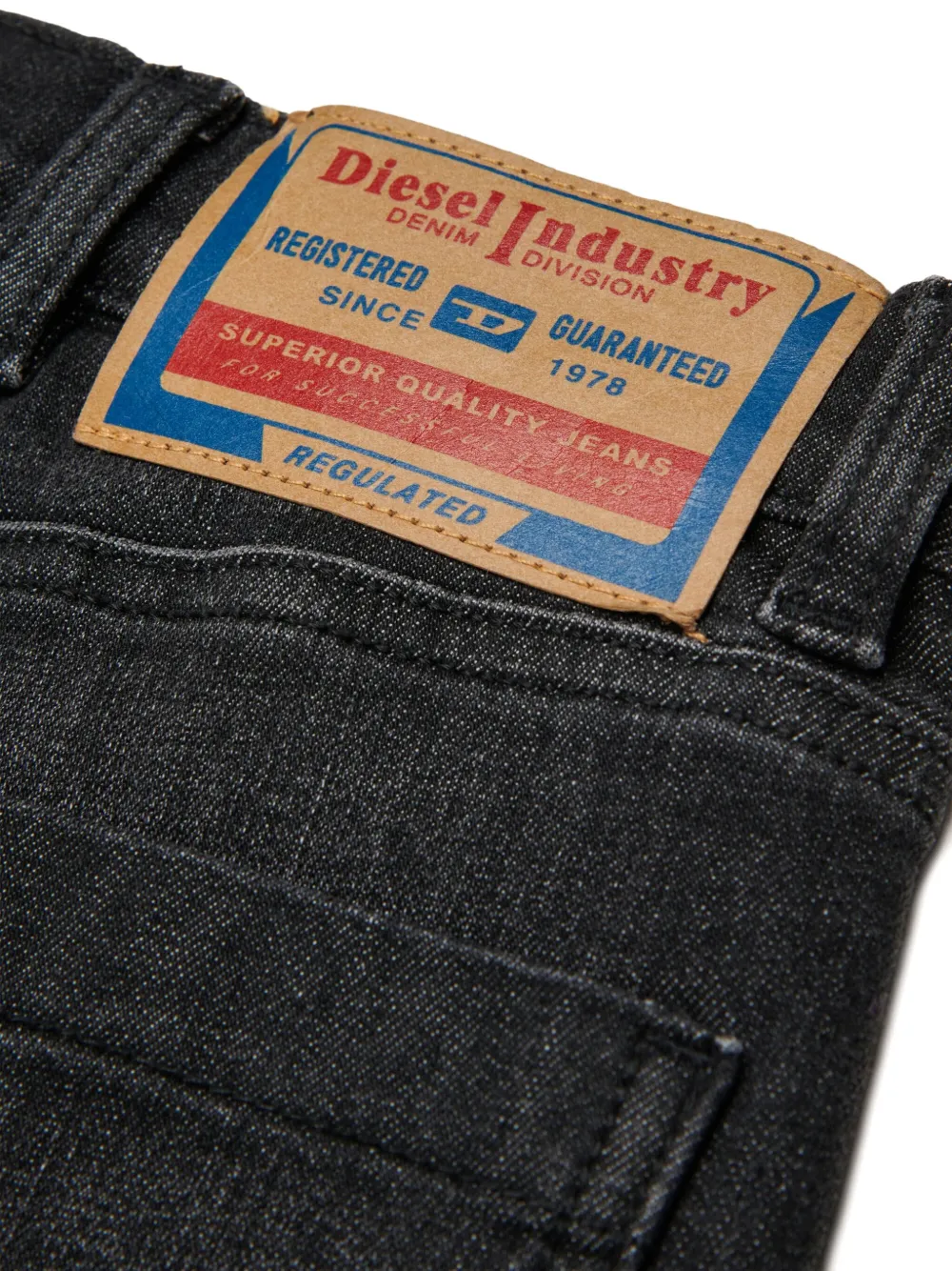 Diesel Kids D-Sire cargo pocket jeans Zwart