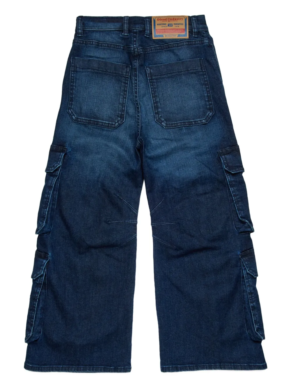 Diesel Kids D-ARGJX cargo jeans Blauw