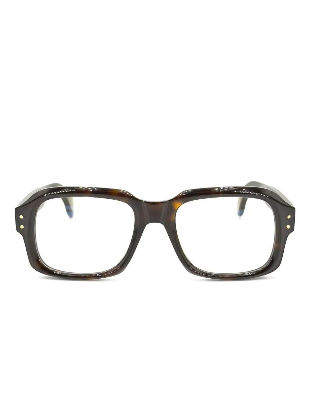 Cutler & Gross Bril met oversized montuur Bruin