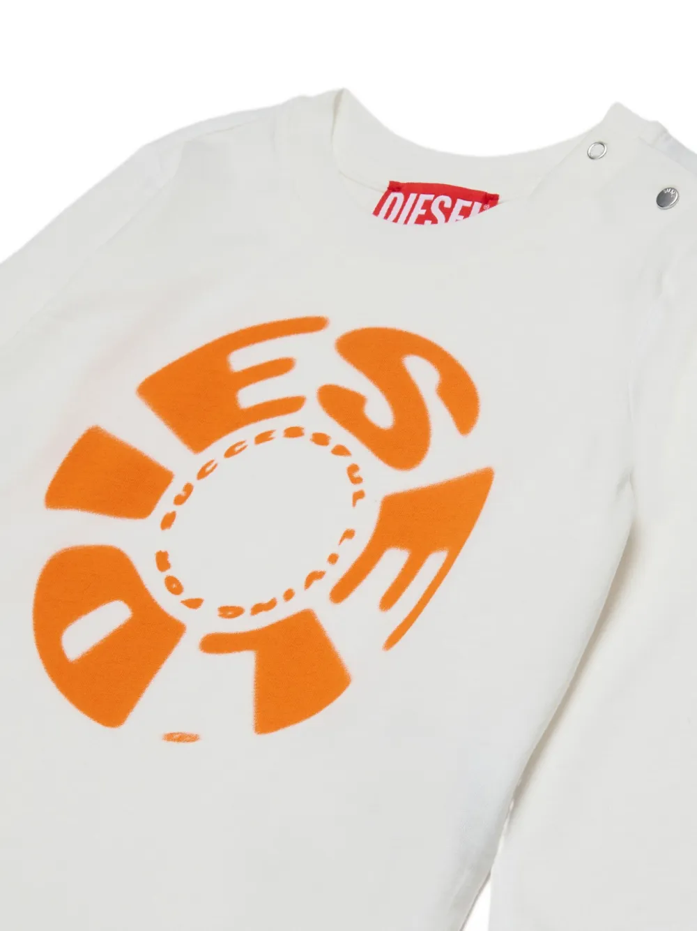 Diesel Kids Travonb T-shirt Wit