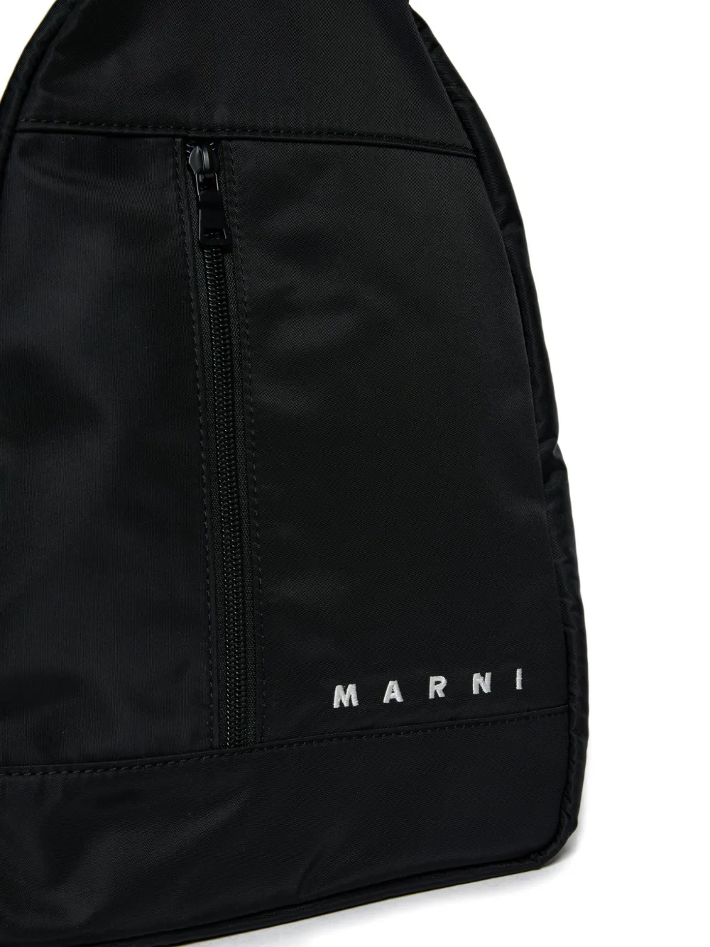 Marni Kids Rugzak met geborduurd logo Zwart