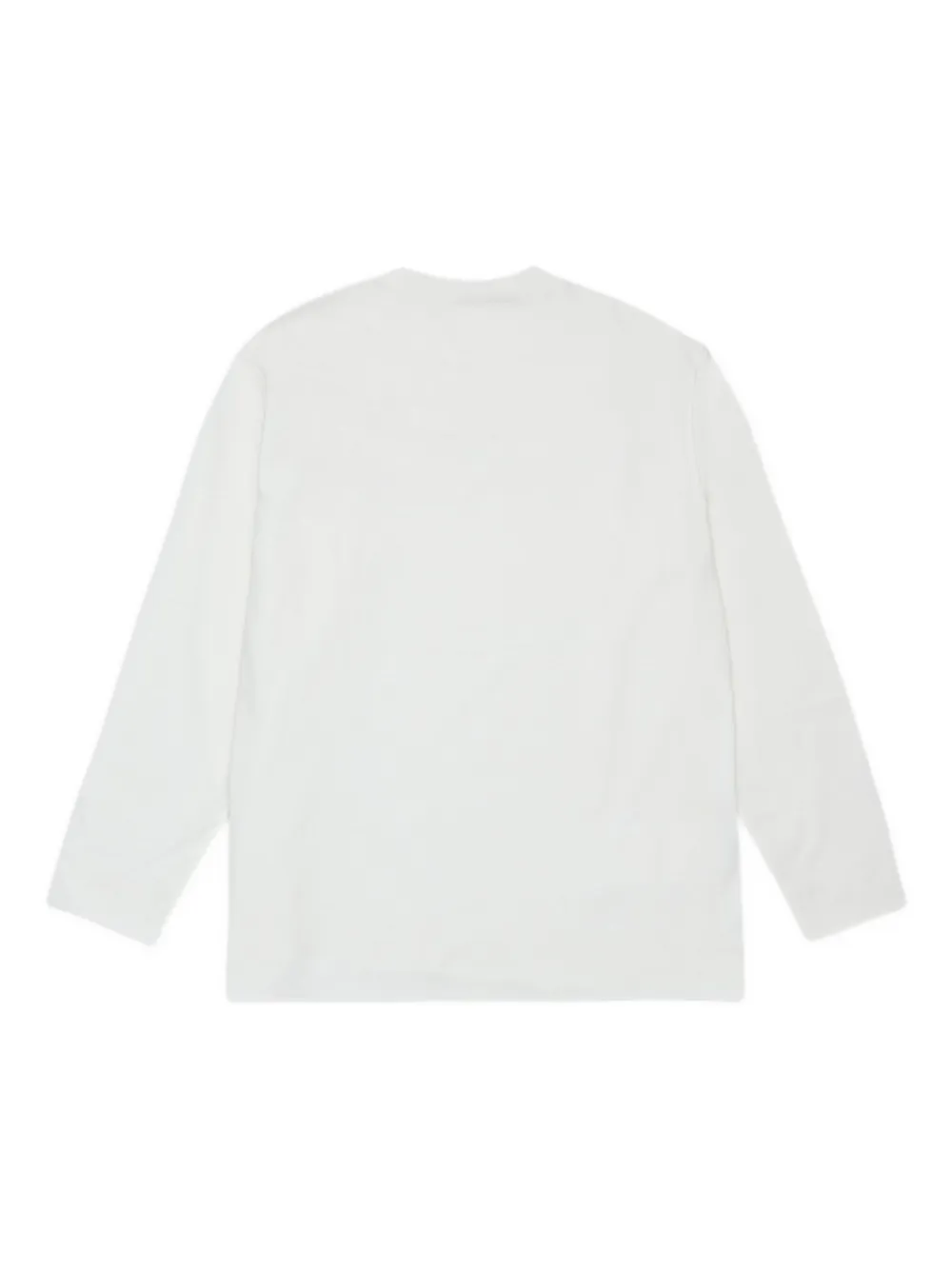 Marni Kids logo-print long-sleeve top Wit