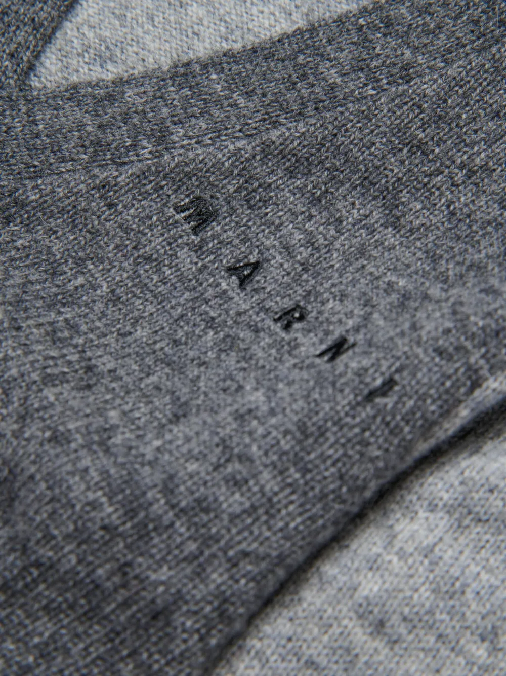 Marni Kids Vest met geborduurd logo Grijs
