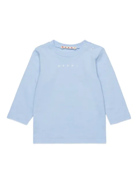 Marni Kids تيشيرت بطبعة شعار الماركة
