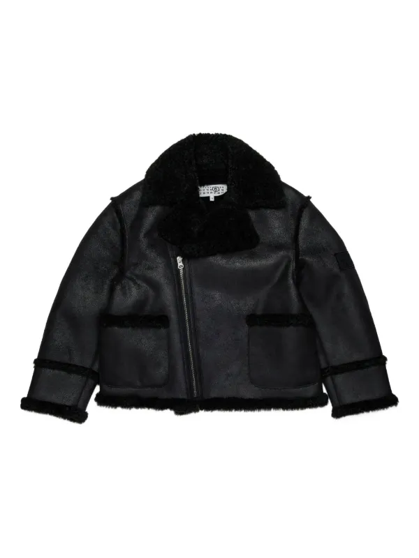 MM6 Maison Margiela Kids ナンバーモチーフ ジャケット | ブラック