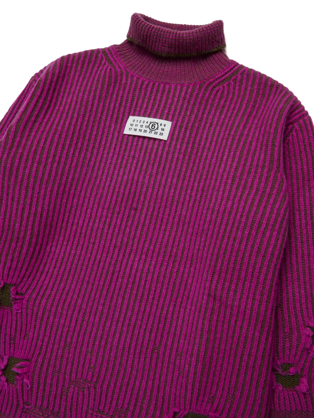 MM6 Maison Margiela Kids Wollen jurk Roze