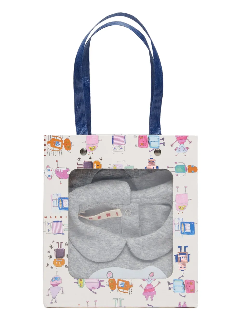 Marni Kids Katoenen romper Grijs